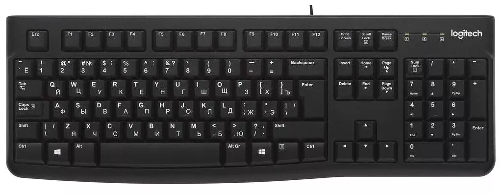 Ստեղնաշար Logitech K120 սև