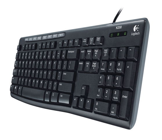 Keyboard Logitech K200 black