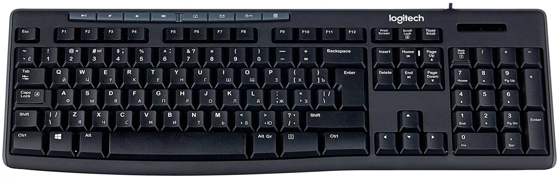 Keyboard Logitech K200 black