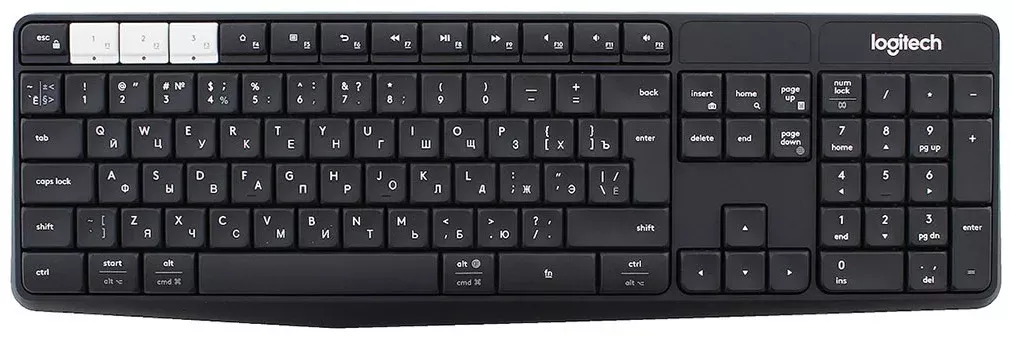 Ստեղնաշար Logitech K375s սև