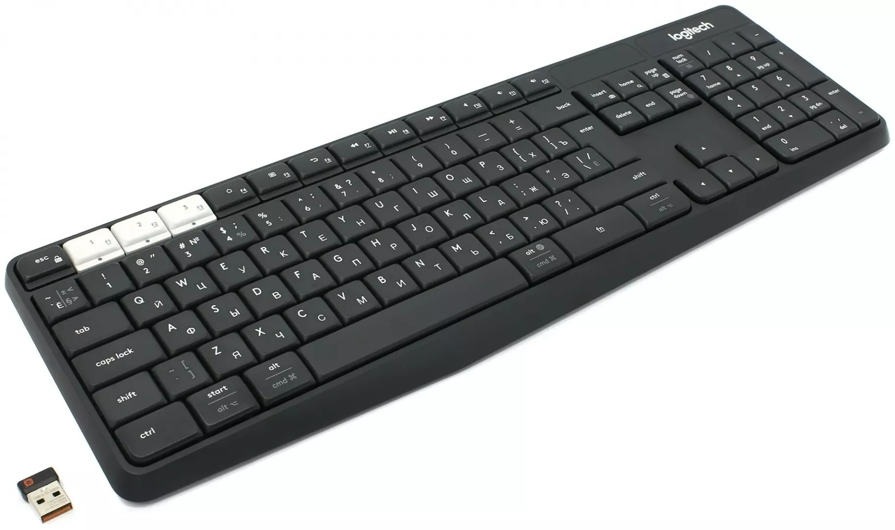 Ստեղնաշար Logitech K375s սև