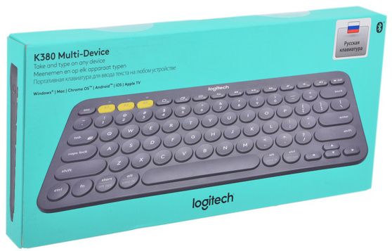 Keyboard Logitech K380 grey