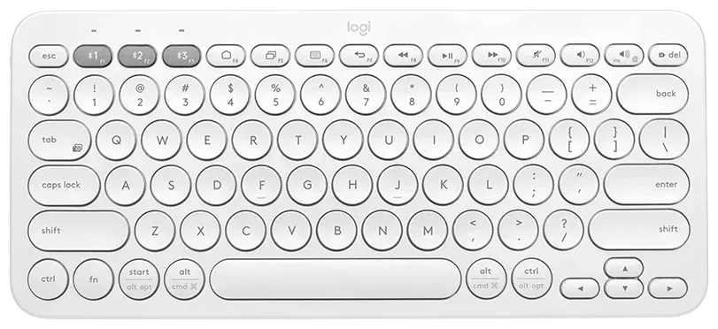 Keyboard Logitech Multi Device K380 white