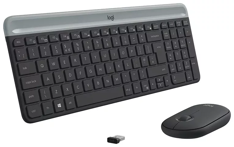 Keyboard + mouse Logitech MK470 dark grey