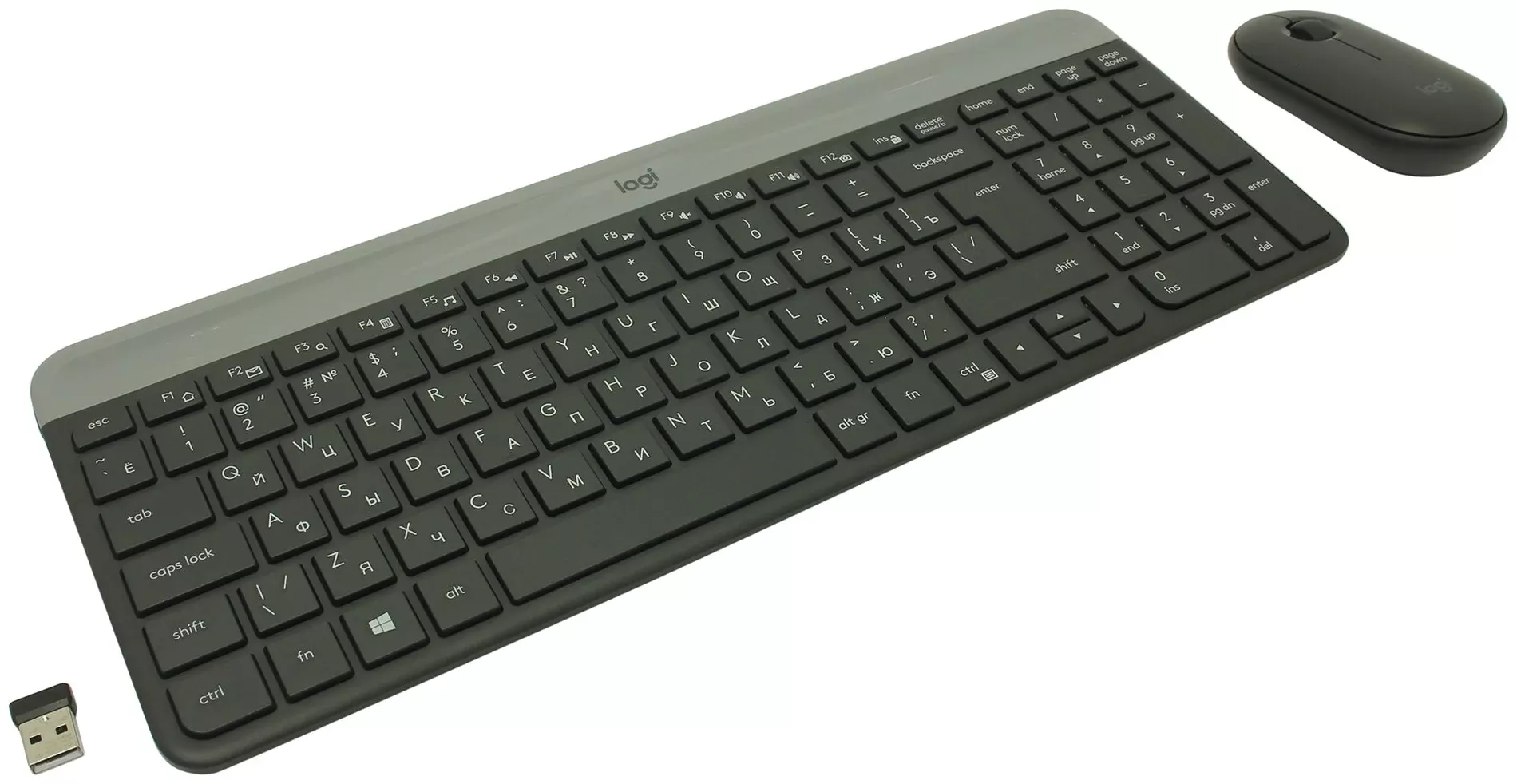 Keyboard + mouse Logitech MK470 dark grey