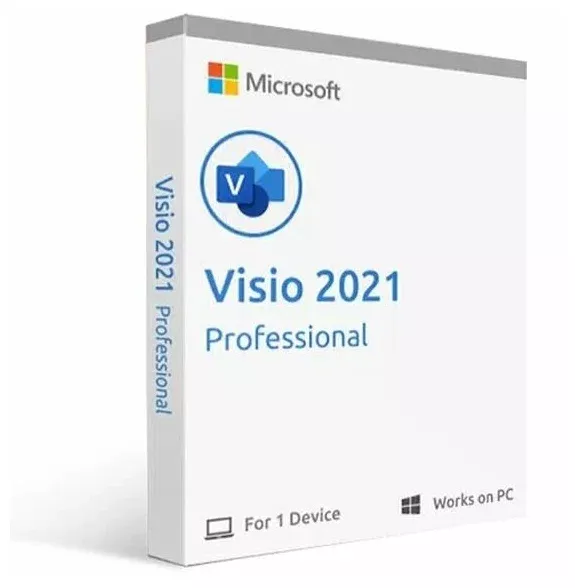 Visio Std 2021 Win All Lng PK Lic Online DwnLd C2R NR