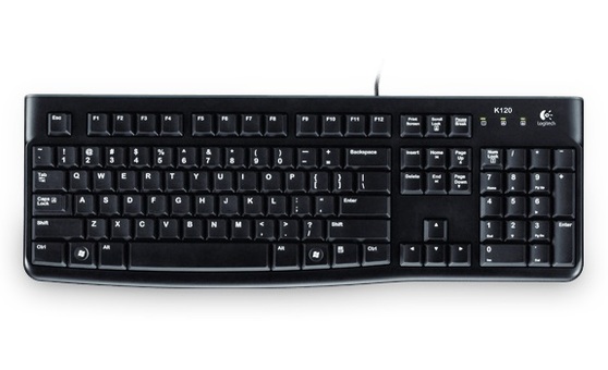 Клавиатура Logitech K120 , черная