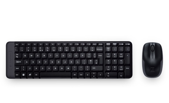 Keyboard + mouse Logitech MK220, black