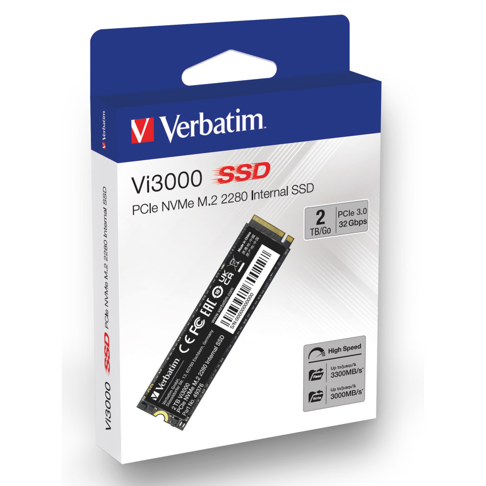 Verbatim Vi3000 PCIe NVMe M.2 2280 2TB