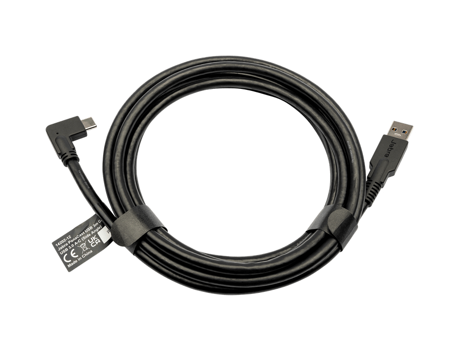 Jabra PanaCast USB кабель, USB 3.0, USB-C & straight USB-A