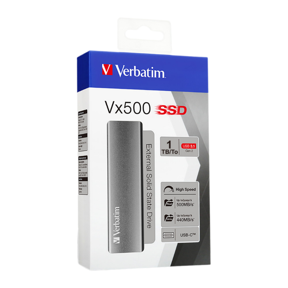 Verbatim External SSD Type C Vx500 1TB