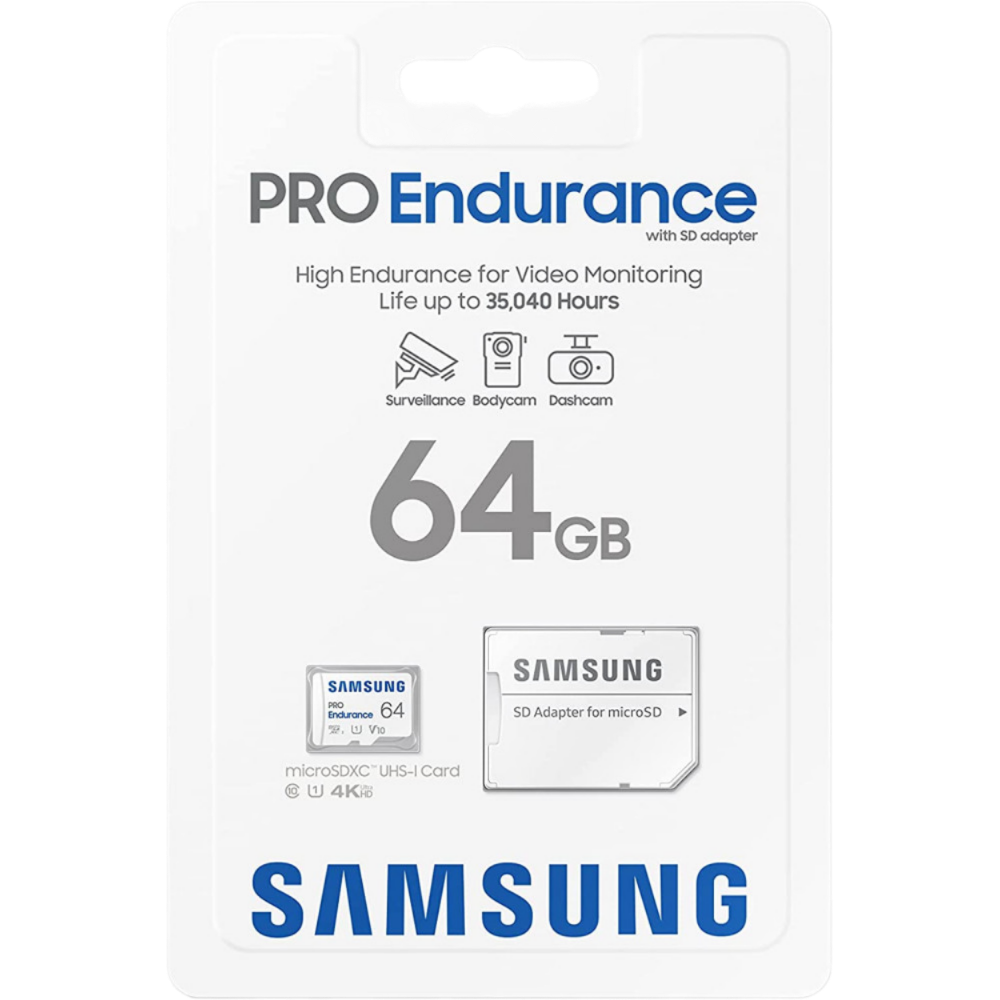 Samsung Micro SDXC Endurance 64GB USH-I U1 (With Adaptor)
