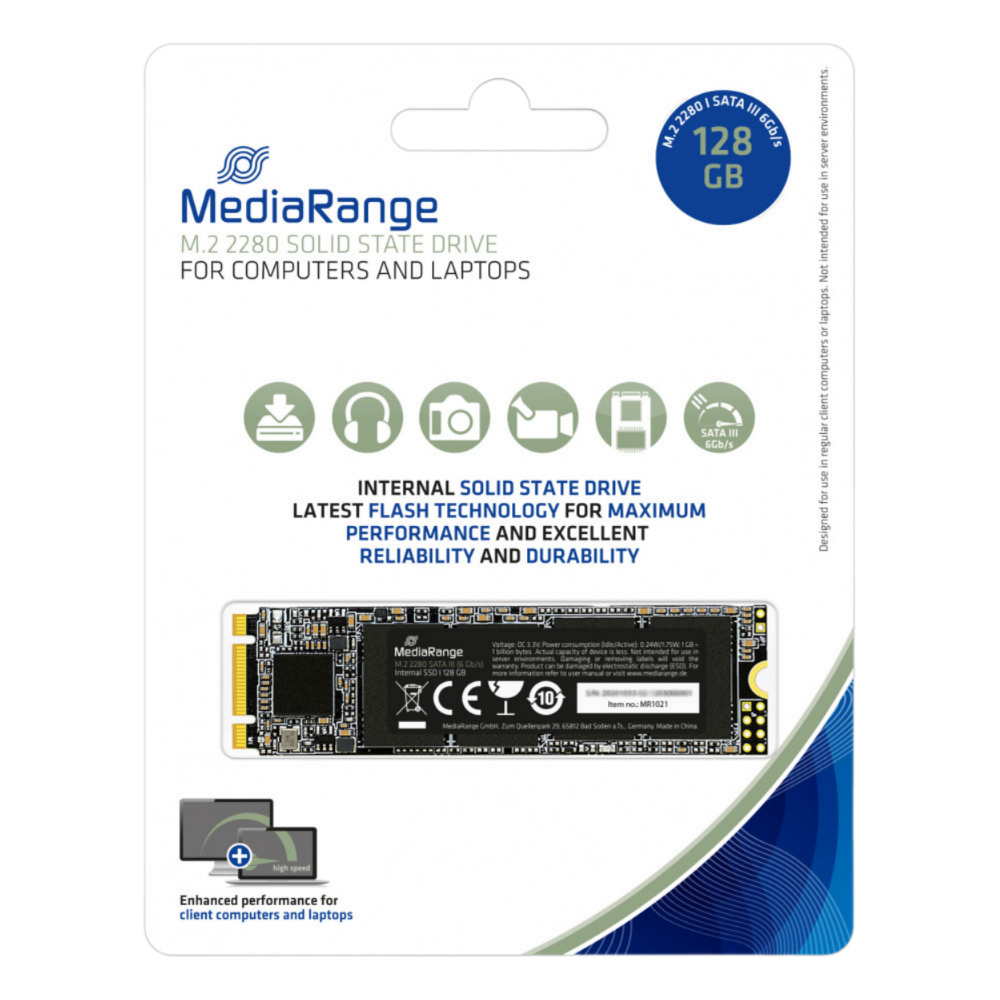 MediaRange SSD M.2 Sata (2280) 128GB